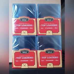 CBG Regular 3x4 Top Loaders 100 Count